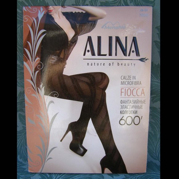 New Black ALINA stockings size L/XL - Picture 1 of 5
